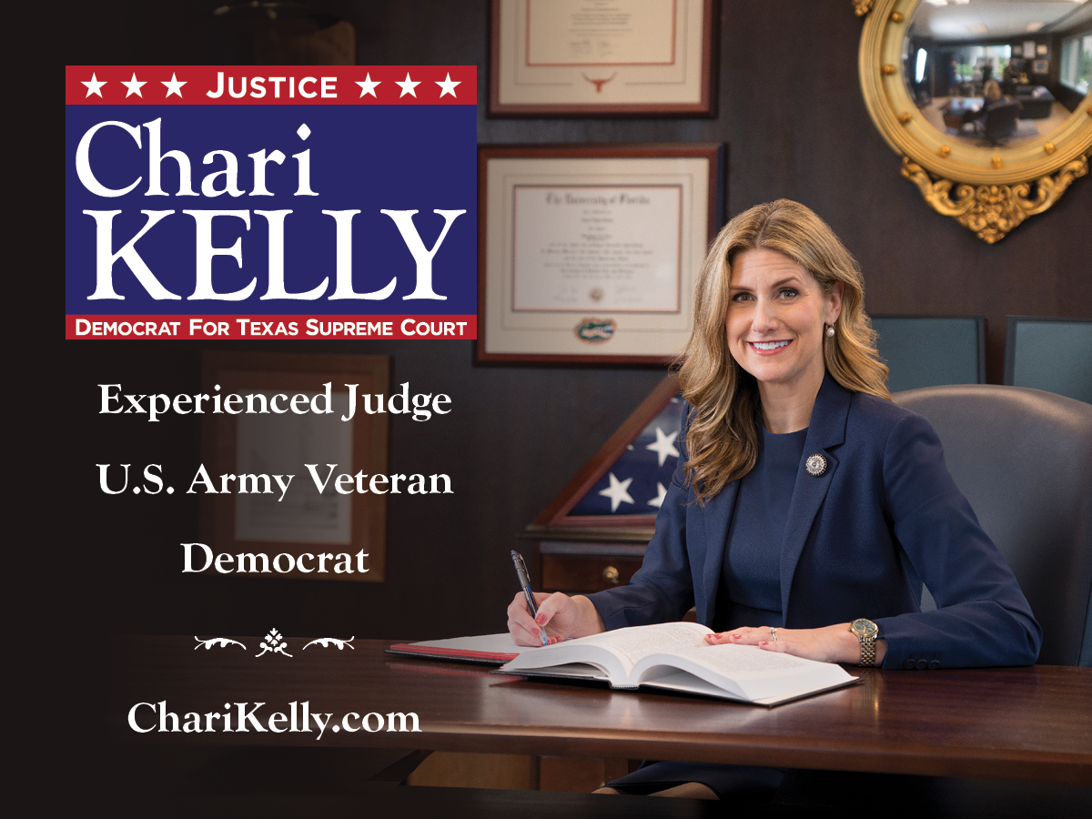 Justice Chari Kelly for Texas Supreme Court