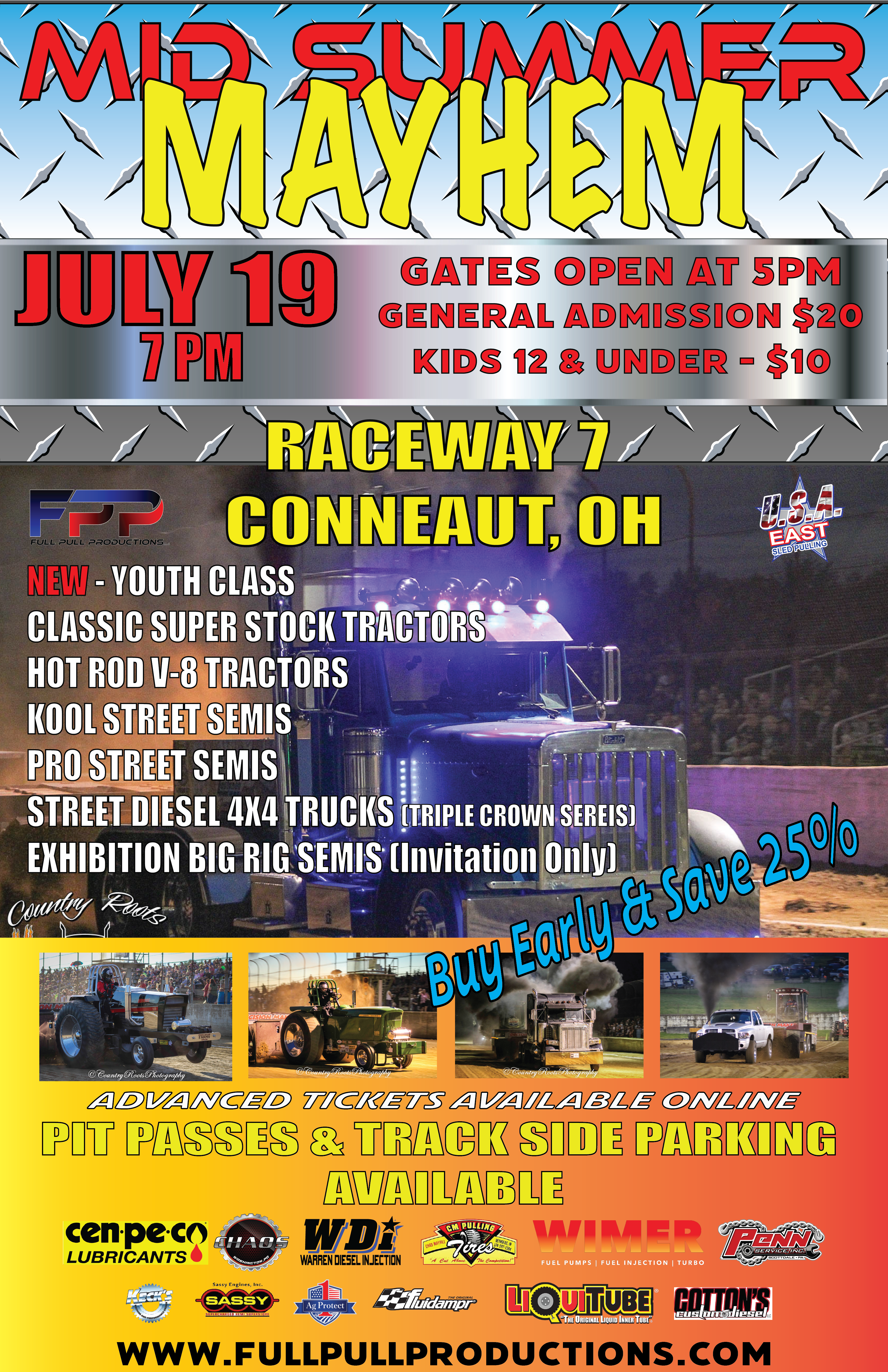 Raceway 7 Power Pull - Mid Summer Mayhem