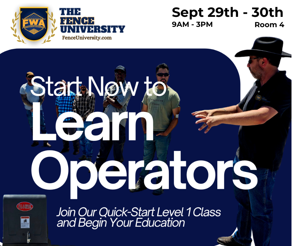 Gate Operator Quick-Start Class