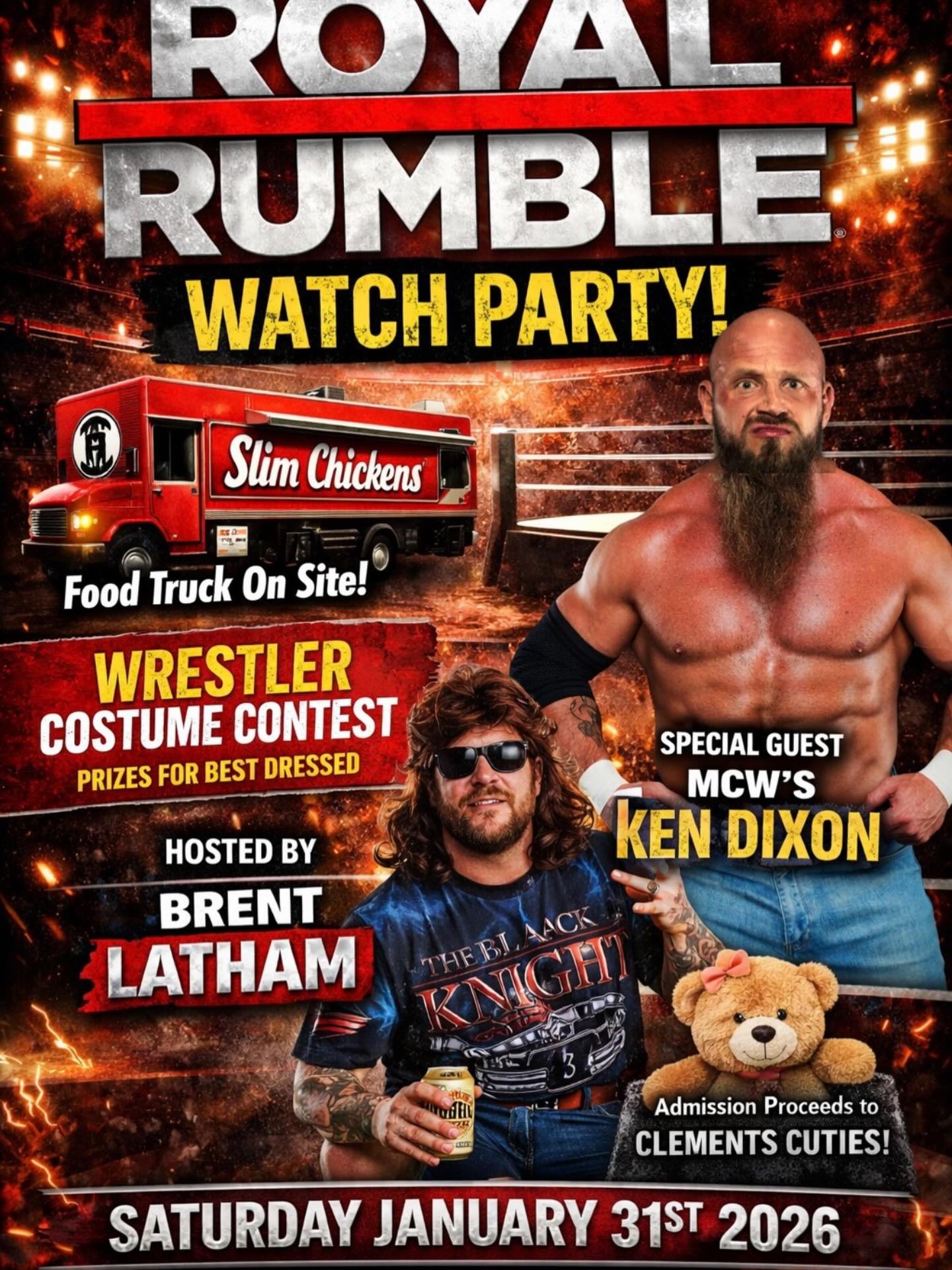 Ken Raggio Rumble Royal Rumble 2026 Watch Party with Ken Dixon & Brent Latham!