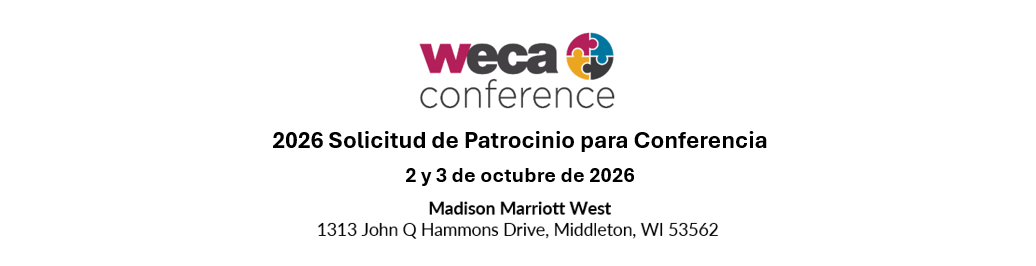 2026 WECA Conference Sponsor Registration Form - SPA