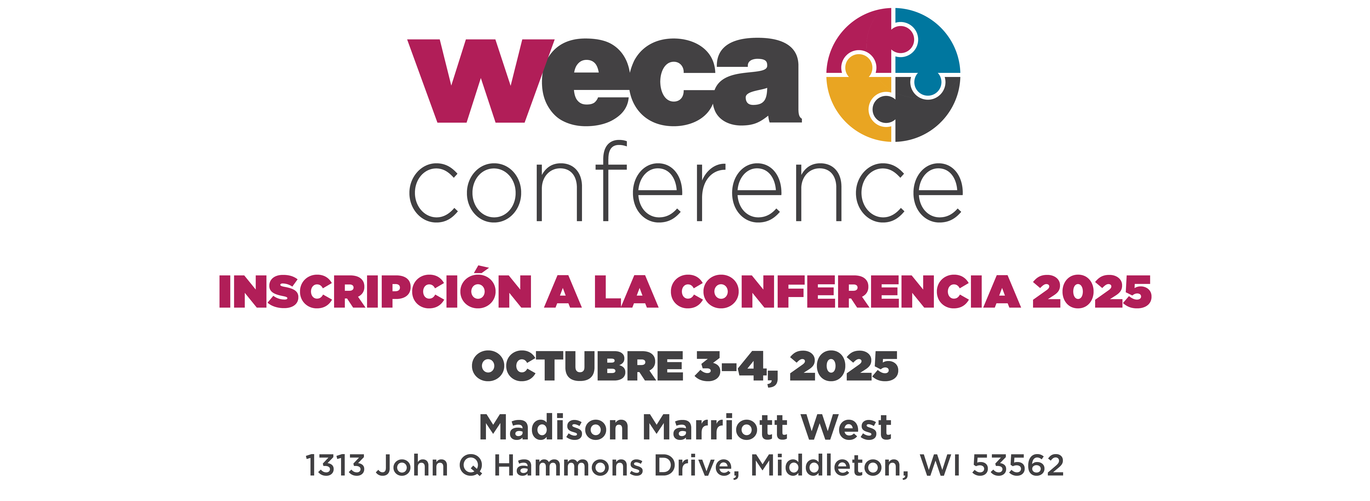 Inscripción a la Conferencia Anual de WECA 2025