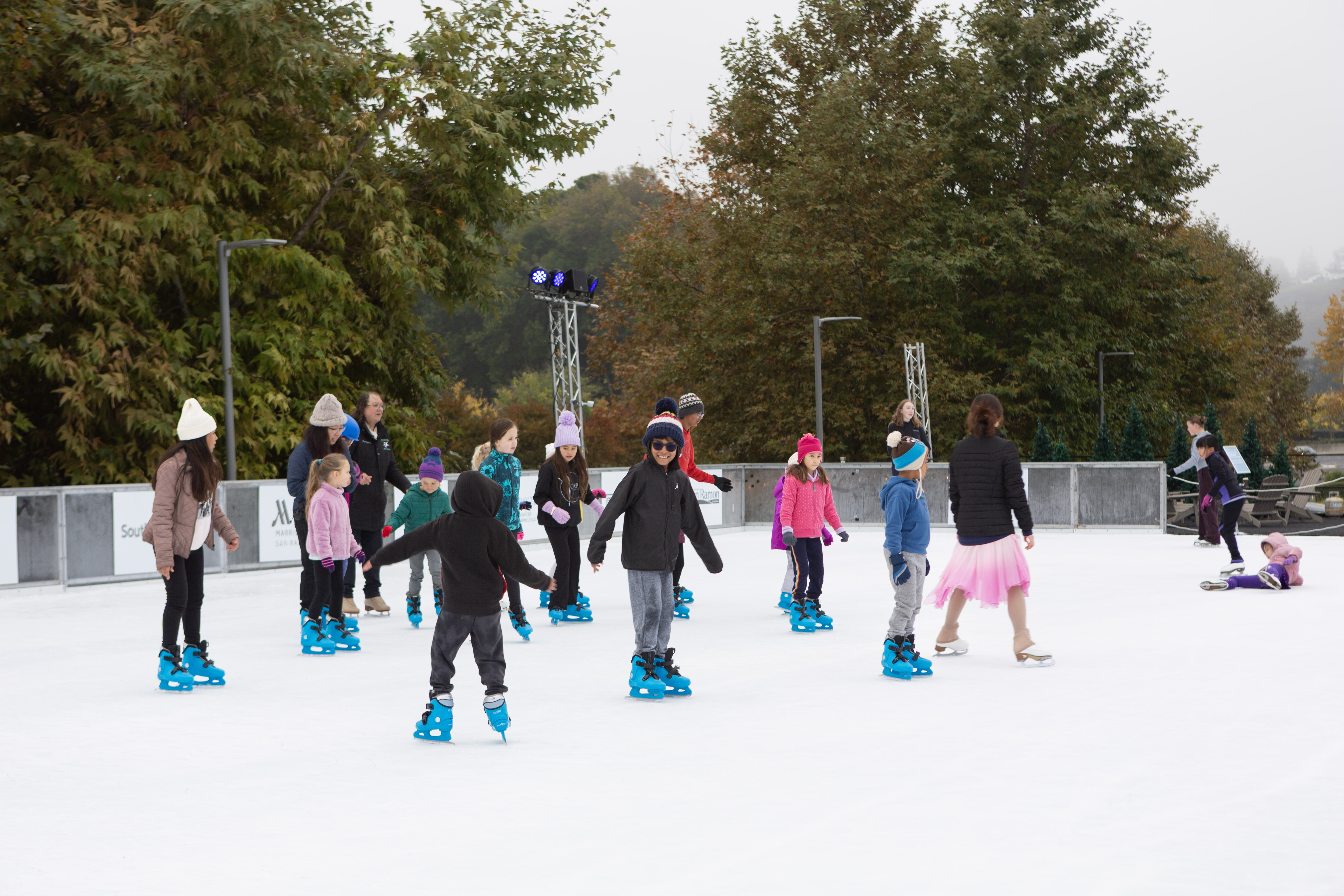 Holiday ice rink experience