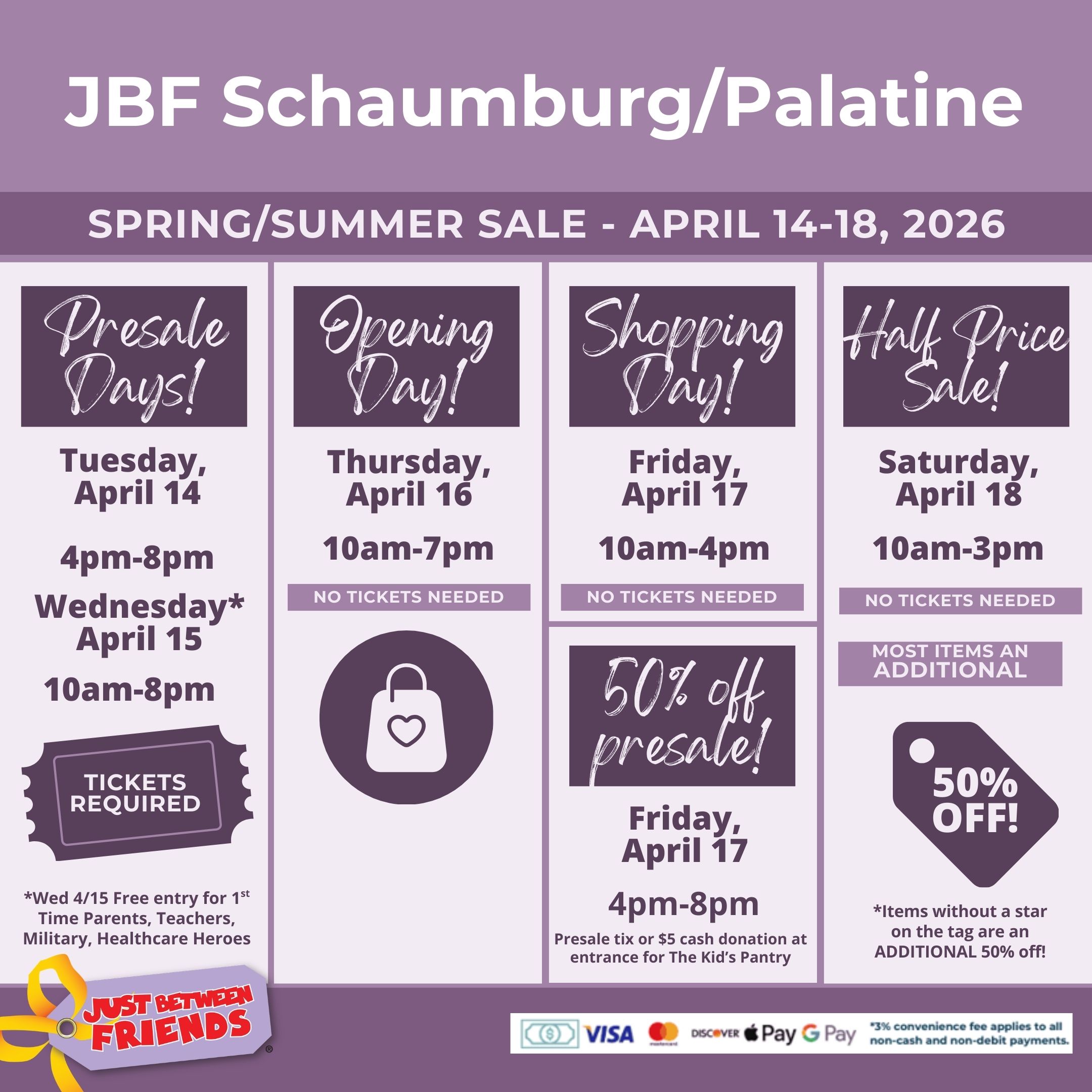 JBF Spring 2026 Shopper Tix