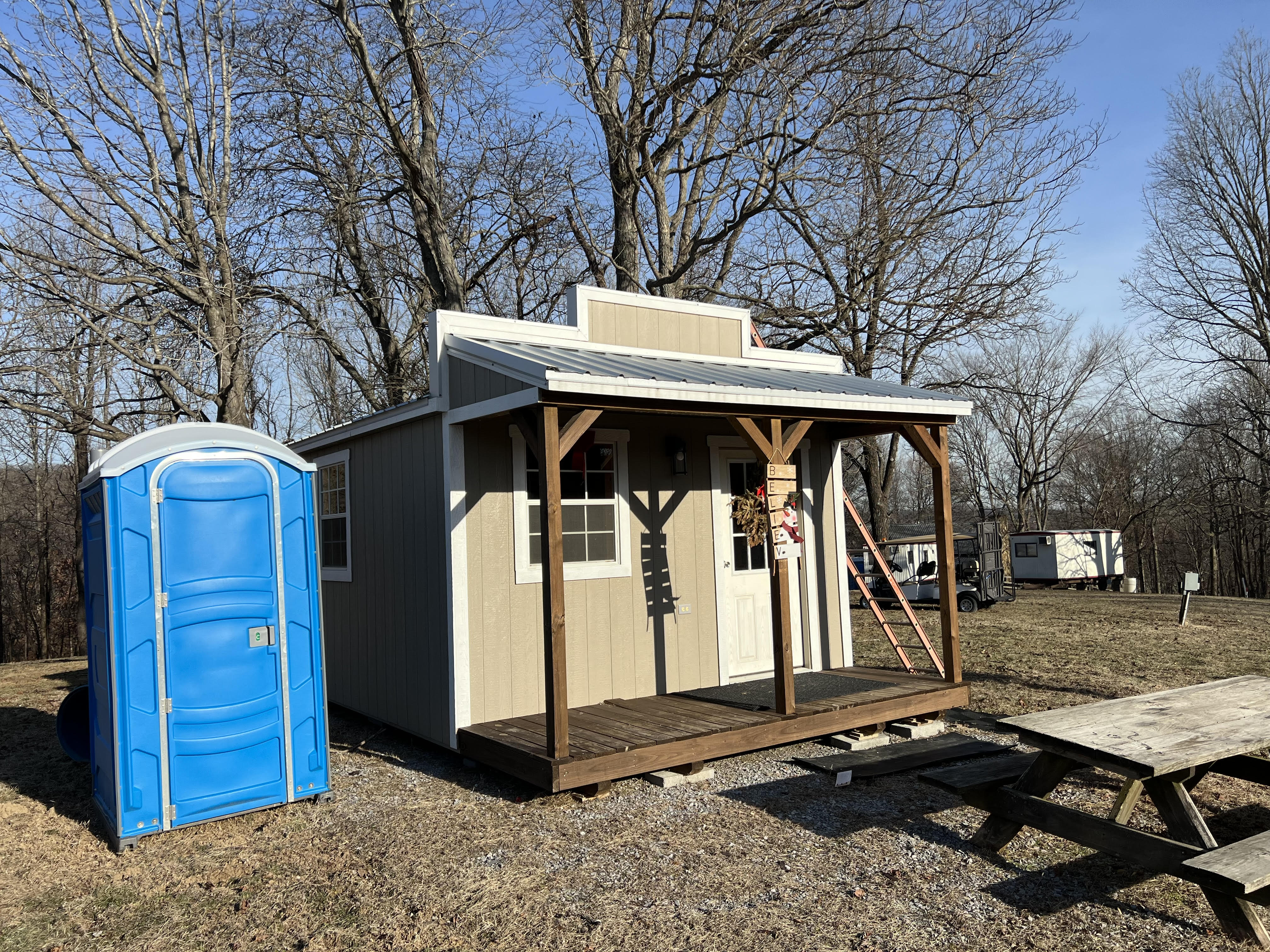 Three Person Cabin with Air Conditioning and Power