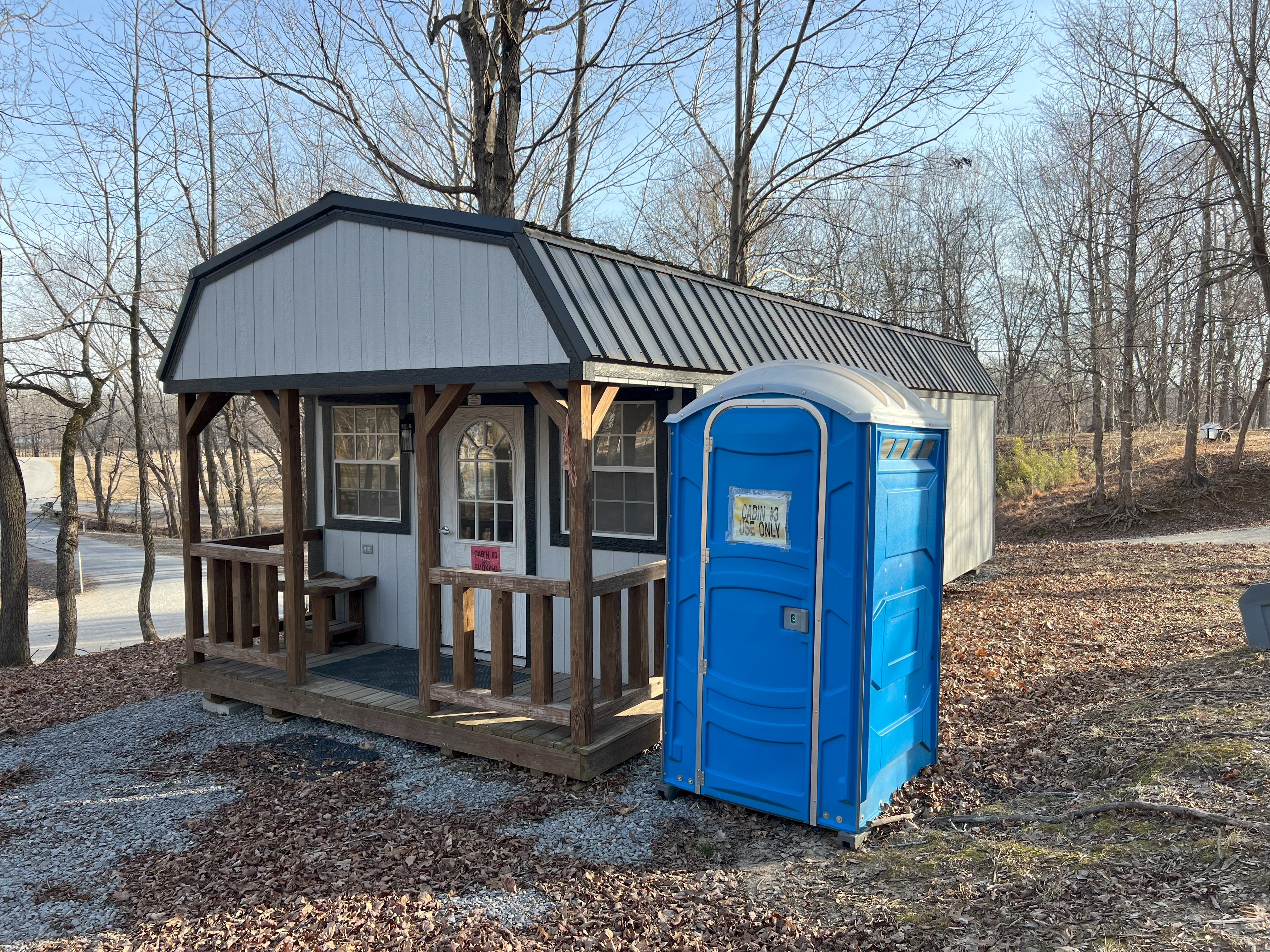 Four Person Cabin with Air Conditioning and Power