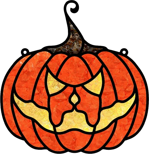 Pumpkin with face