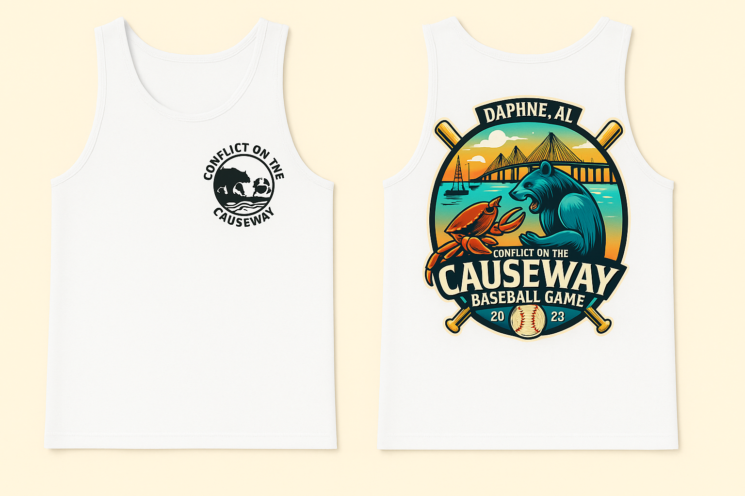 White CotC Tank Top