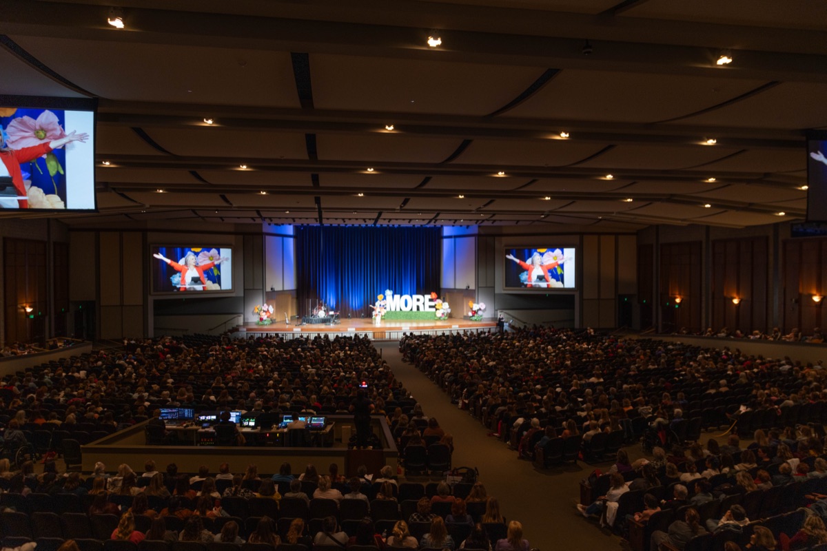 The full MORE conference auditorium
