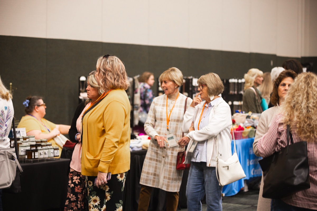 Guests browsing the boutique