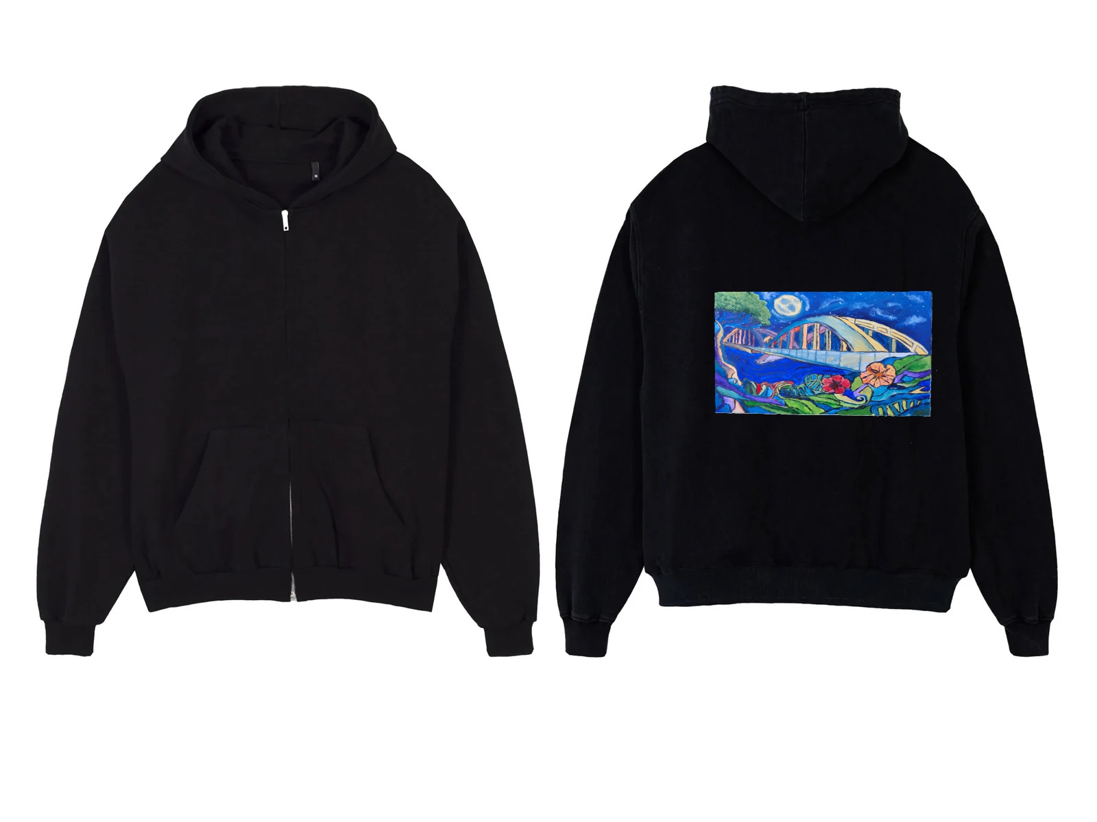 Zippered Hoodie