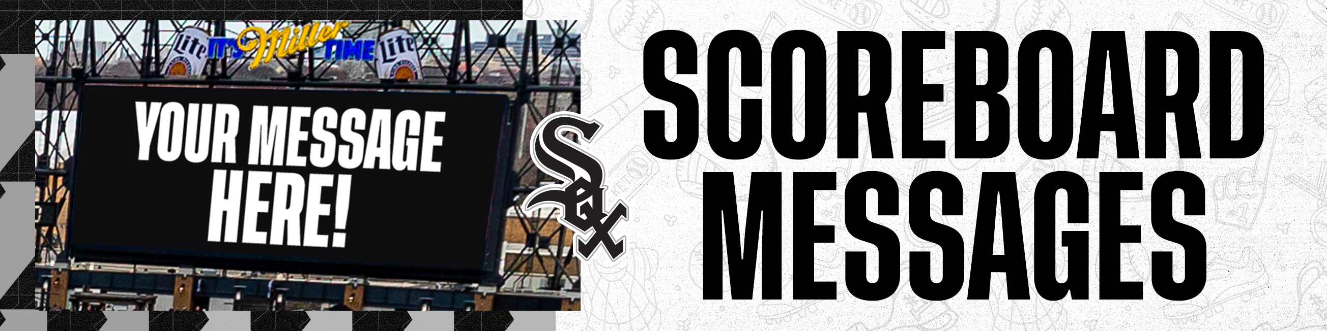 2026 White Sox Advance Scoreboard Messages