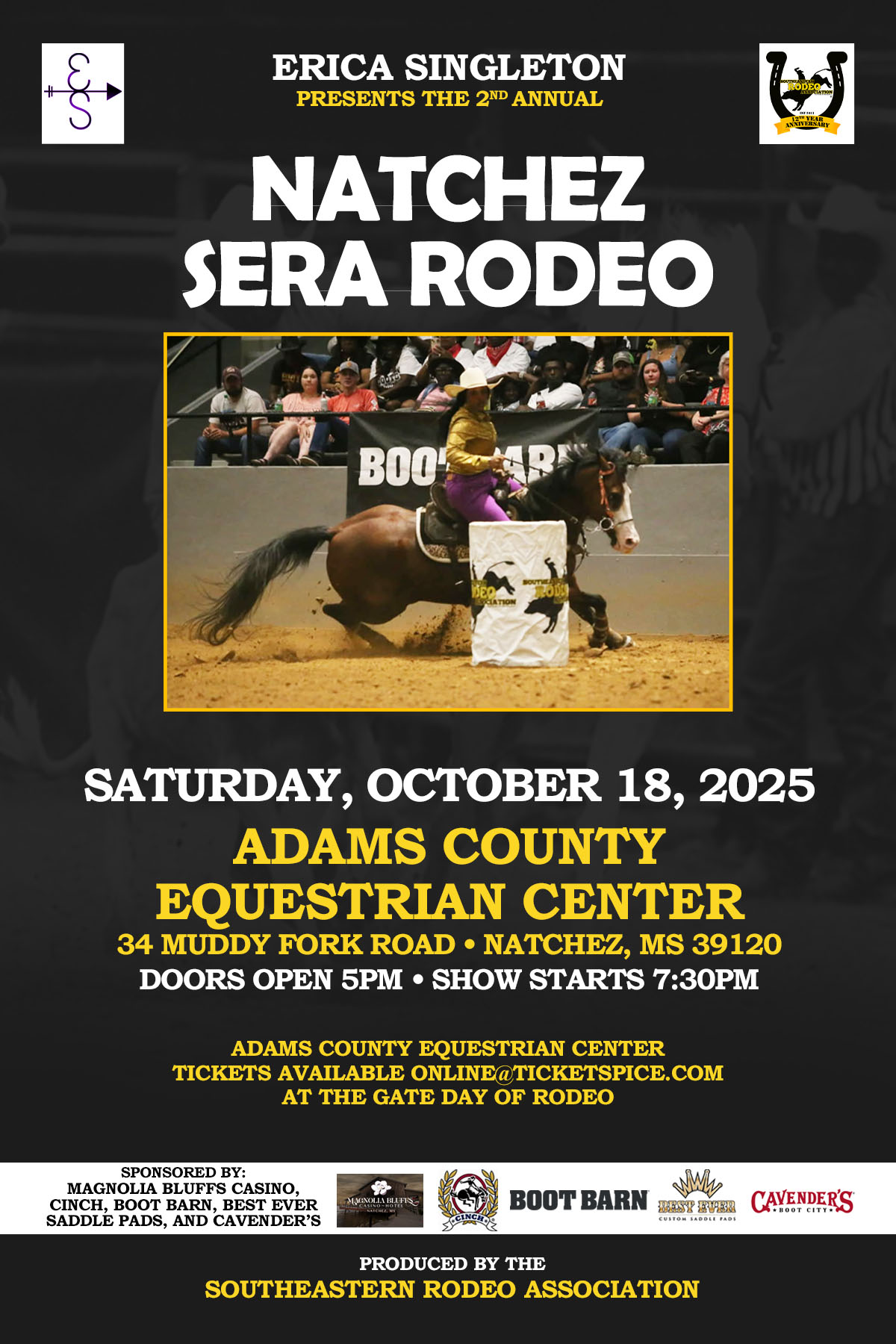 2nd Annual Natchez SERA Rodeo