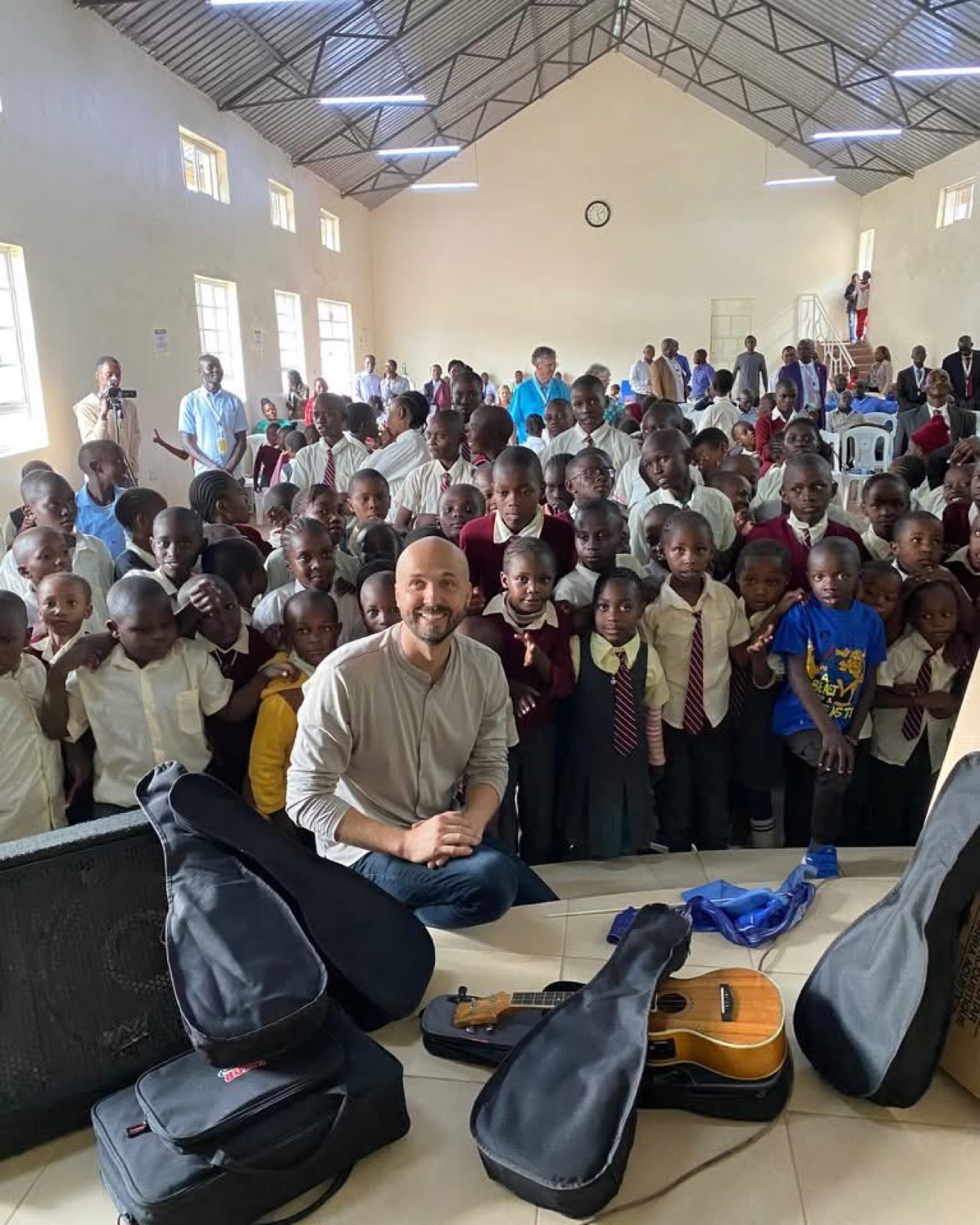 Group photo with children and youth