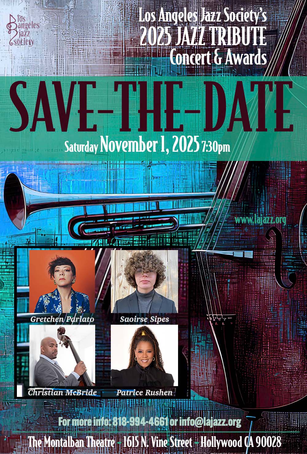Los Angeles Jazz Society's 2025 Jazz Tribute Concert And Awards