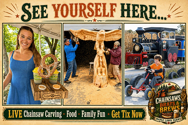 Chainsaws, Brats and Brews