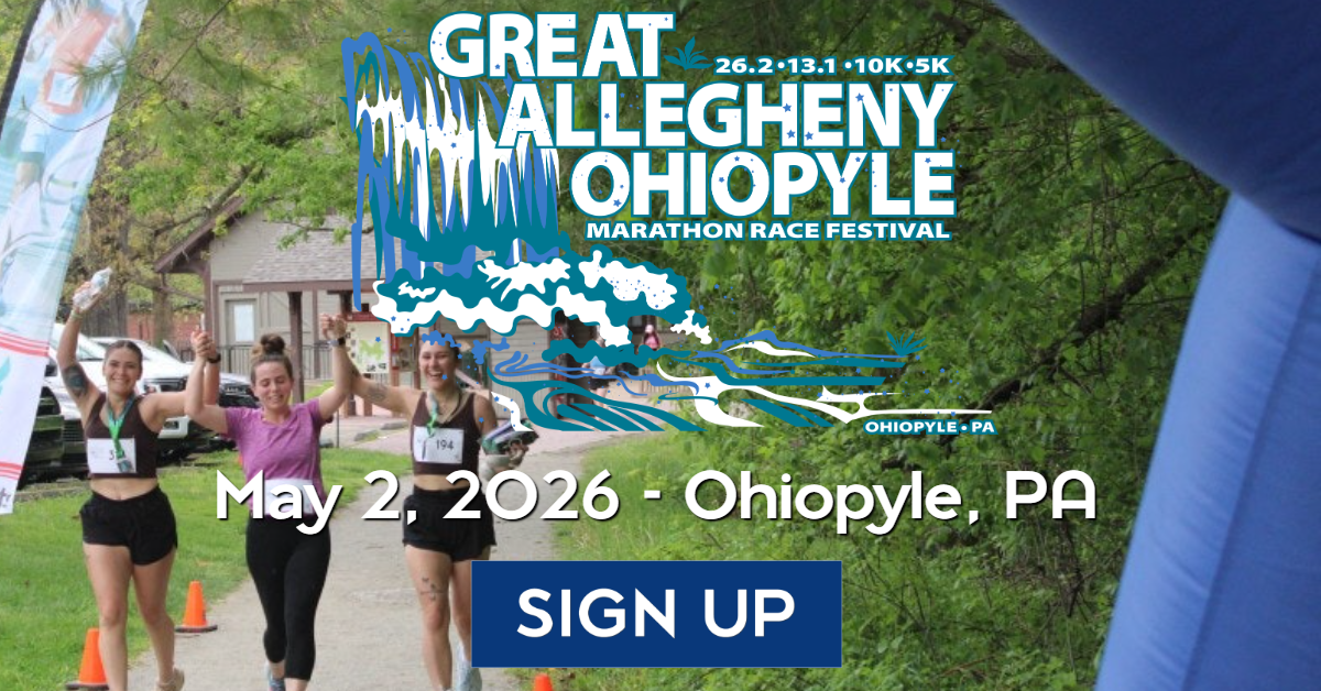 Great Allegheny Ohiopyle Marathon Race Festival: Marathon, Half Marathon, 10K and 5K - Full Marathon