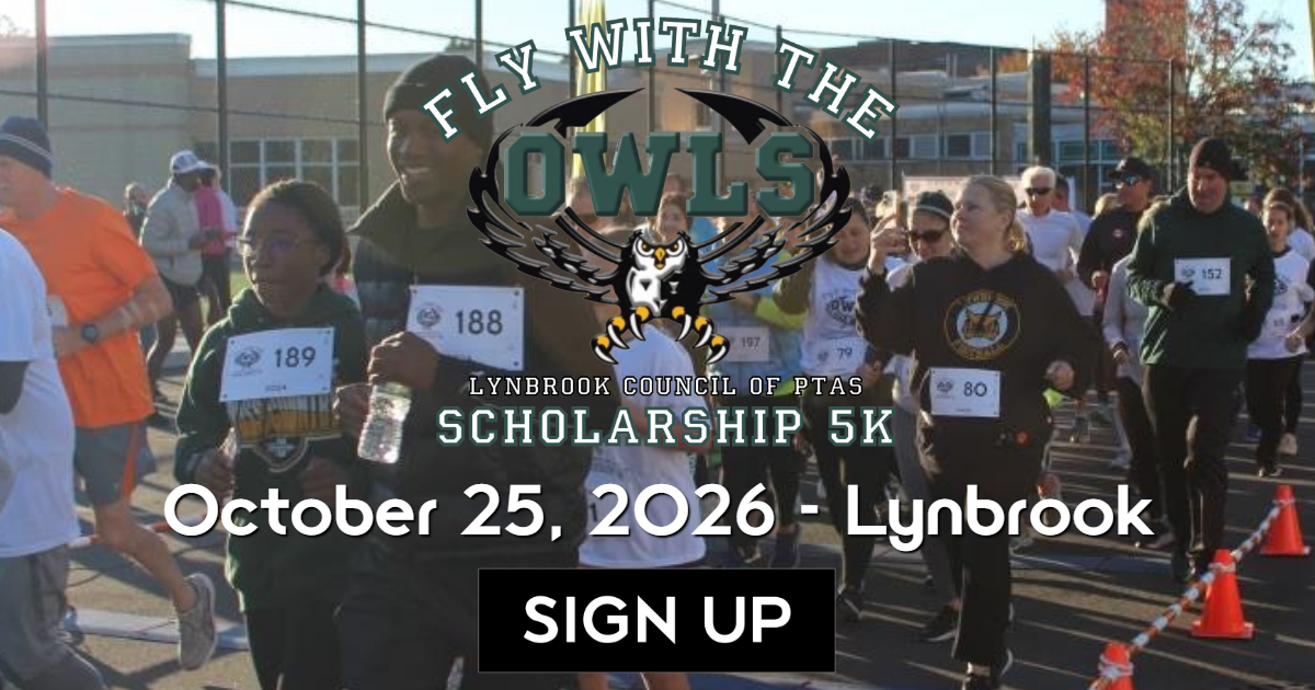 2026 Lynbrook Council of PTAs Scholarship 5K Run/Walk - EliteFeats