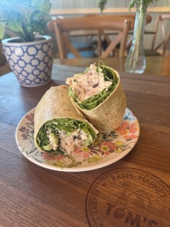 Cranberry Pecan Chicken Salad Wrap