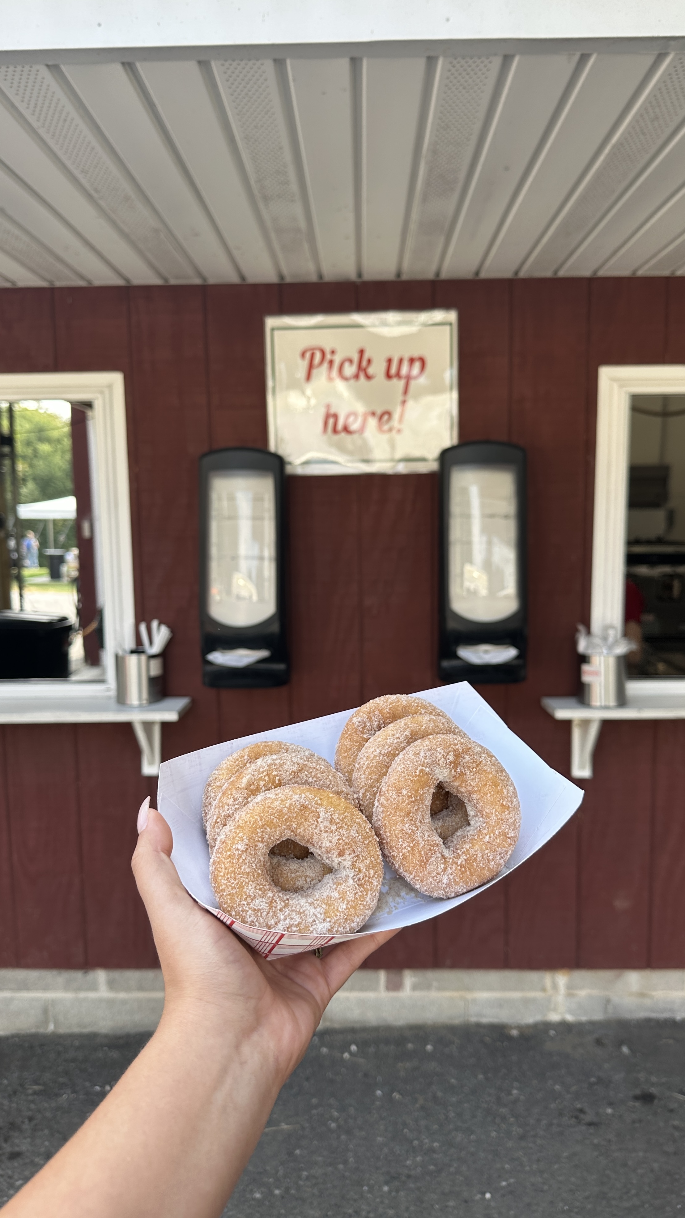Cider donuts at Weber's Cider Mill Farm