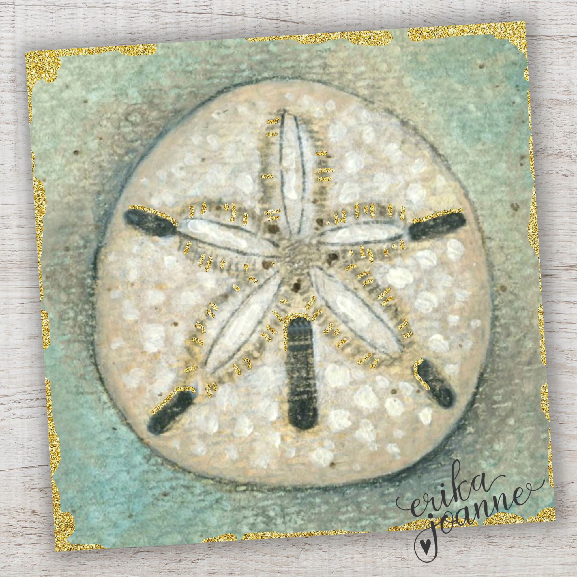 Gilded Sanddollar, Erika Joanne