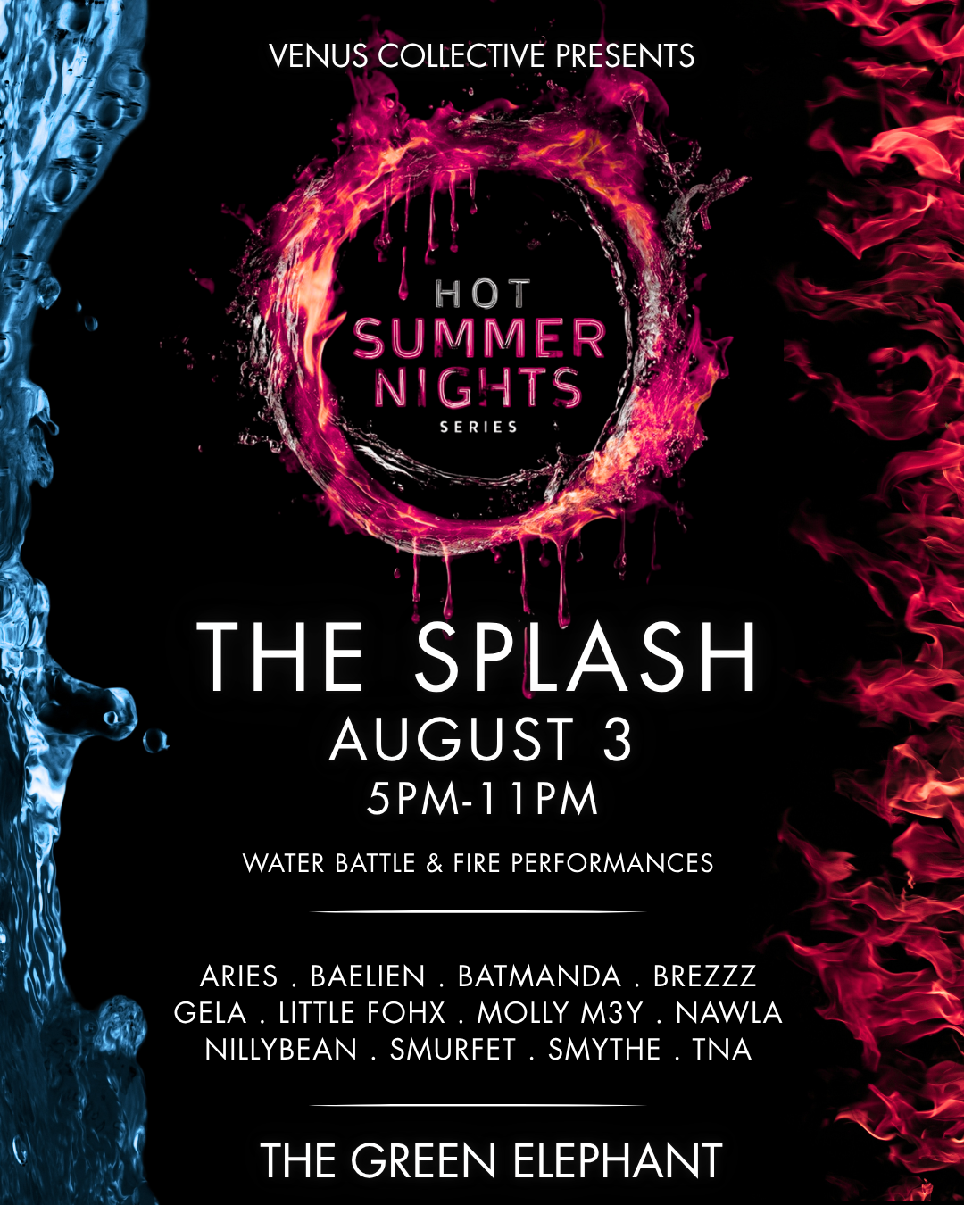 August 3 "THE SPLASH"