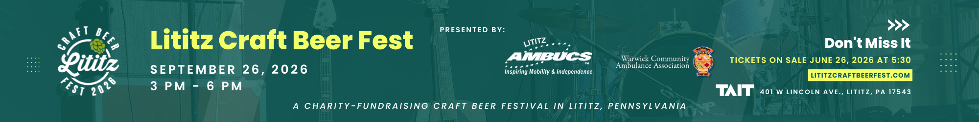 12th Annual Lititz Craft Beer Fest